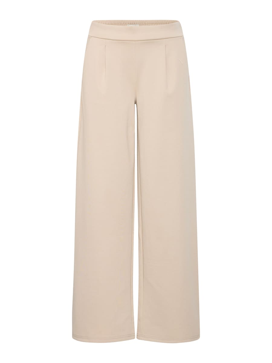 

Широкие брюки со складками спереди ICHI IHKate, экрю