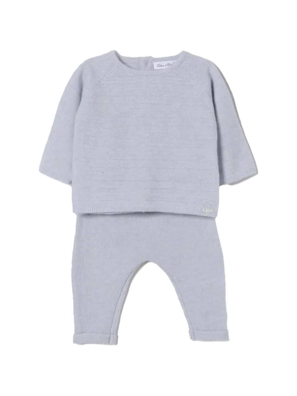 

Комплект из брюк и топа в рубчик Tartine Et Chocolat, синий