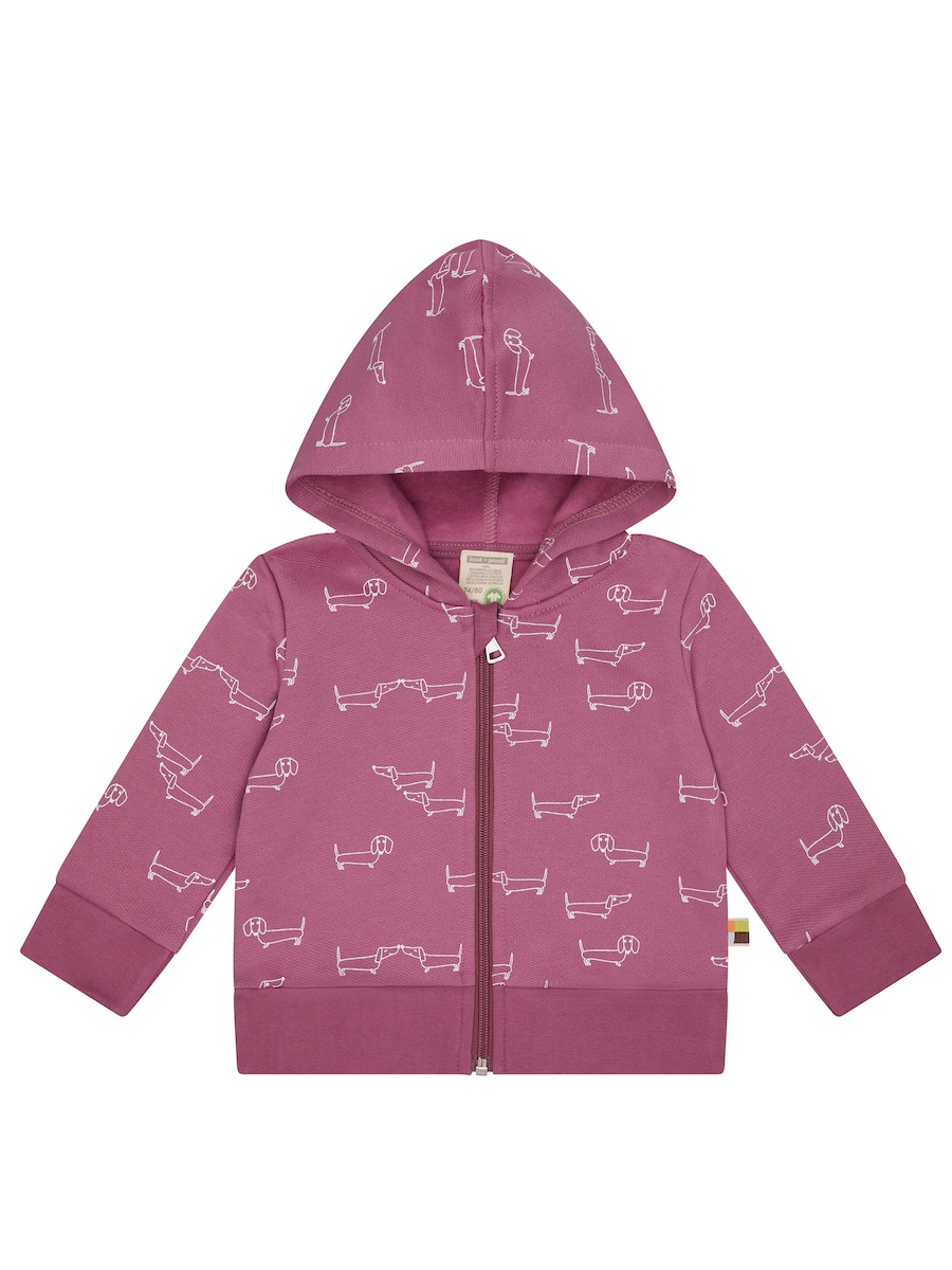 

Толстовка с капюшоном на молнии loud + proud, Berry