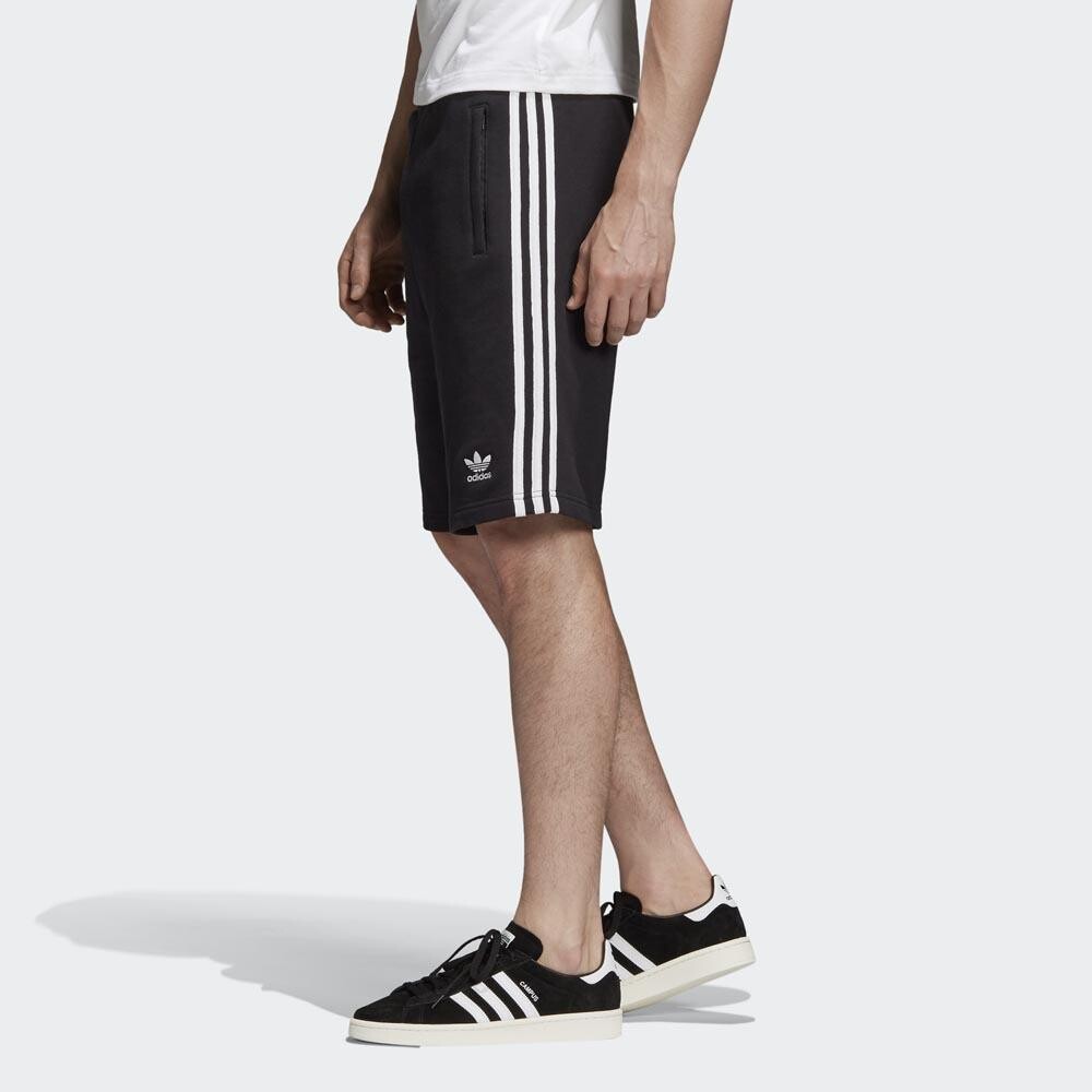 Шорты adidas Originals 3 Stripes, черный — фото 4