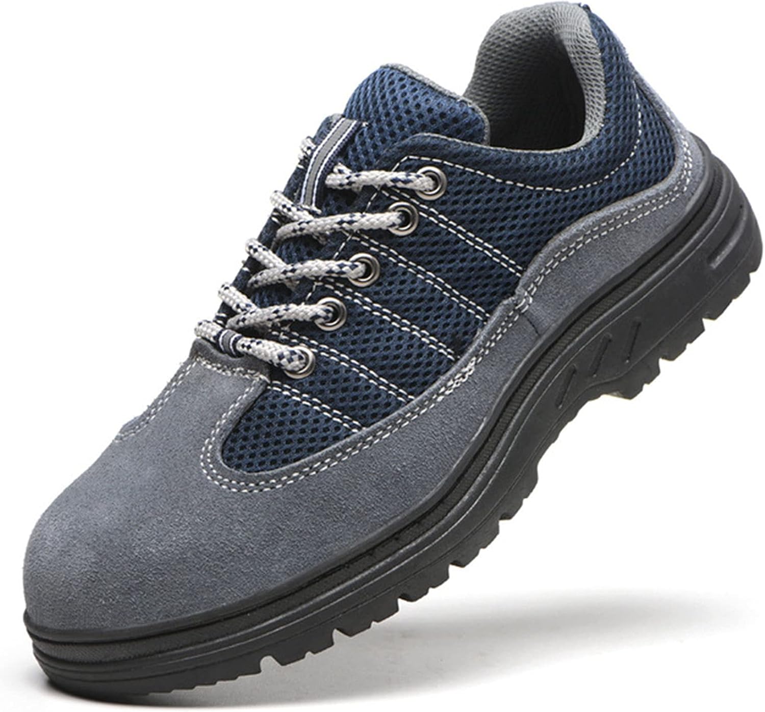 

Защитная обувь для мужчин и женщин Рабочая обувь Стальные носки кроссовки Обувь Легкие дышащие промышленные кроссовки (цвет: синий, размер: 6.5 US) Hisxus