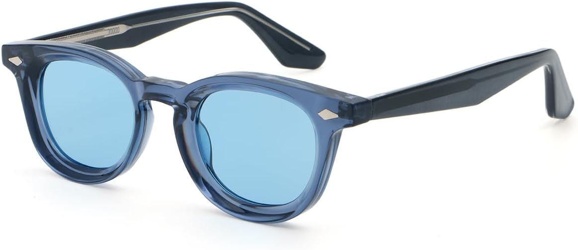 

Солнцезащитные очки UV400 круглой формы в стиле ретро для женщин, с ацетатными дужками, поляризованные солнцезащитные очки для мужчин, унисекс, аксессуары, квадратные солнцезащитные очки weiyuchen, Blue