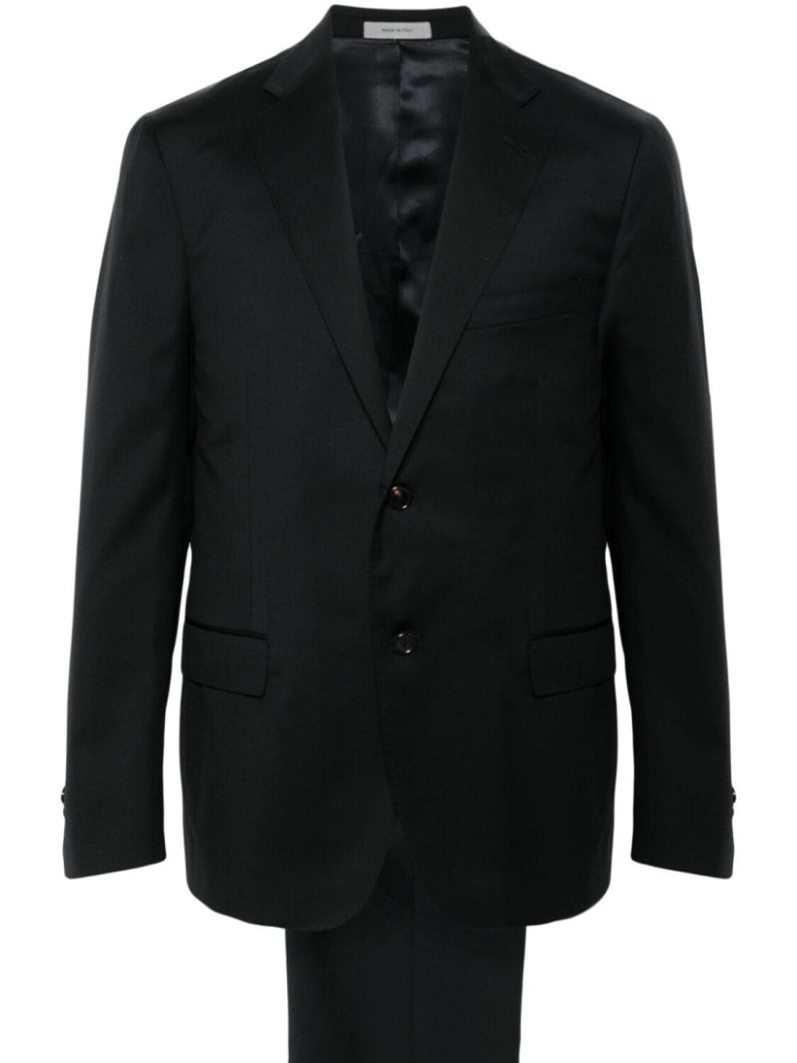 

Corneliani костюм-двойка из вирджинской шерсти, черный