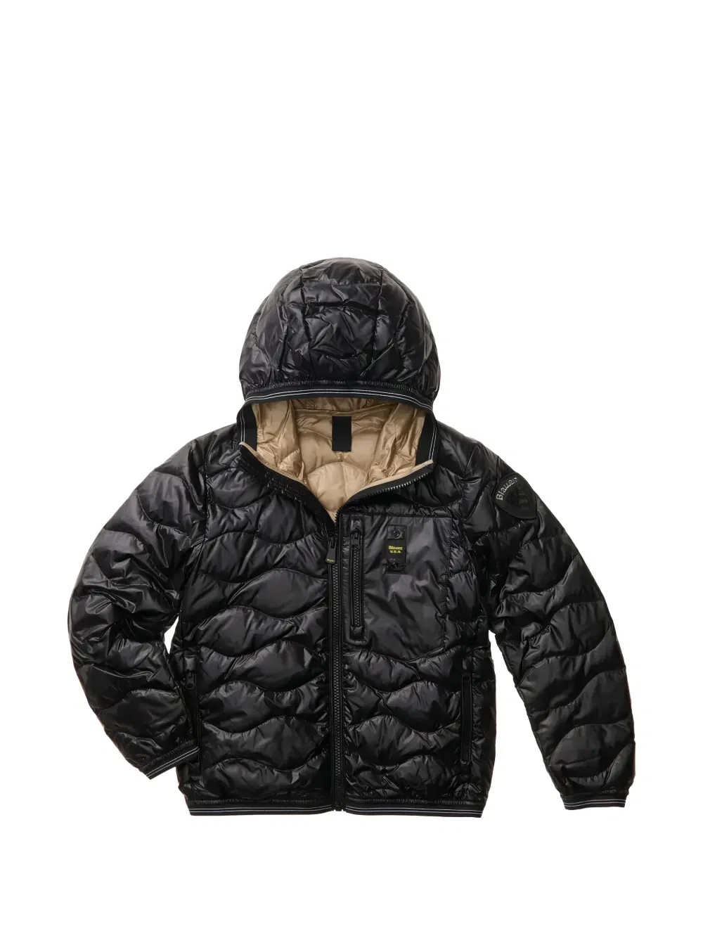 Пуховая куртка с капюшоном Wave Blauer, черный