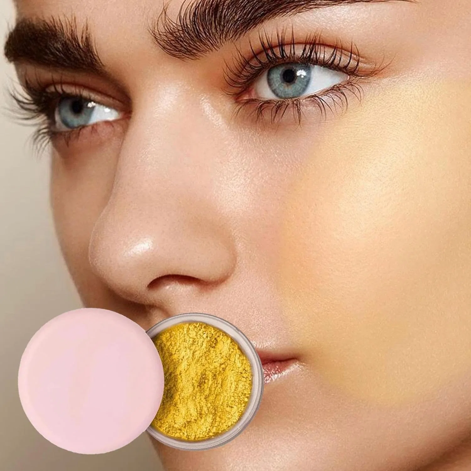 Пудра матирующая Pink Setting Powder, бесцветная, 15 г — фото 3