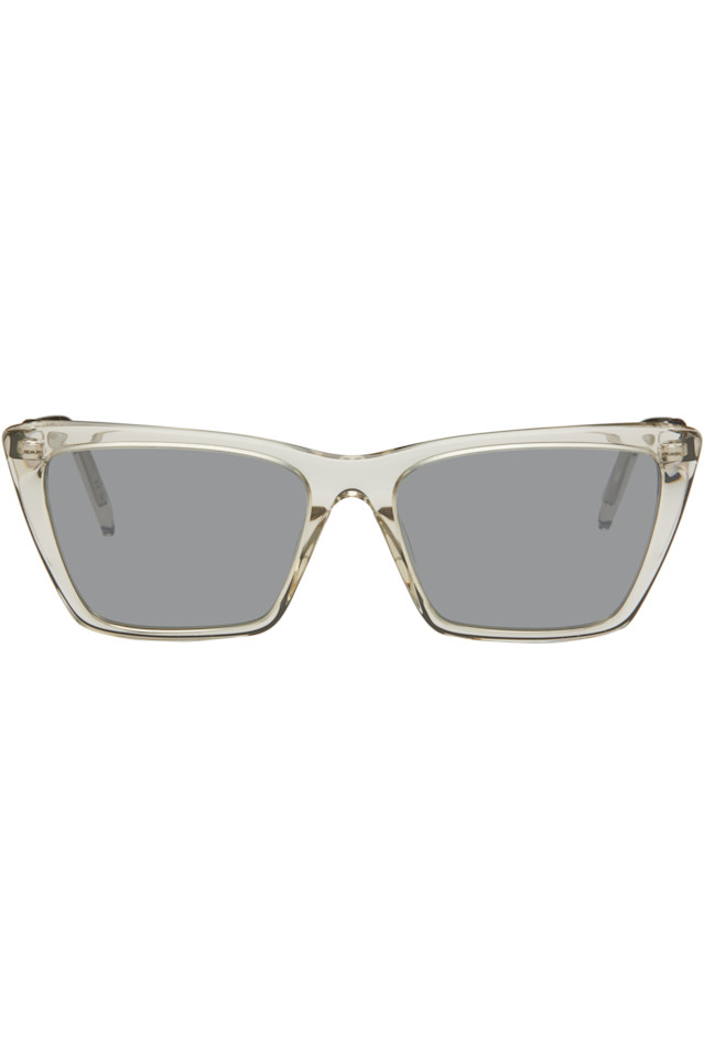 

SL 737 Mica тонкие солнцезащитные очки Saint Laurent, мультиколор