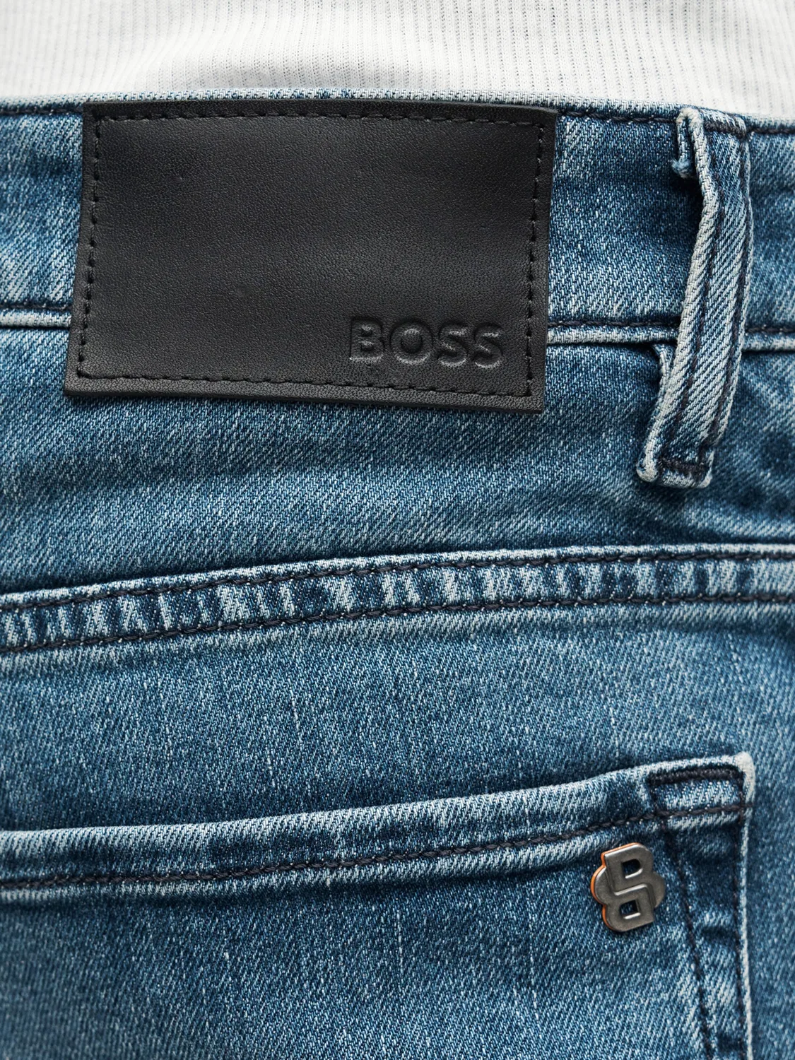 Джинсы Boss Regular Jeans Re.Maine синего цвета — фото 2