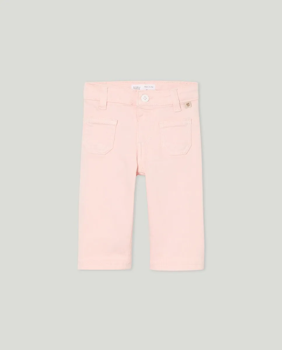 

ШИРОКИЕ ДЖИНСОВЫЕ ЦВЕТНЫЕ БРЮКИ Baby El Corte Inglés, цвет 120 Crudo
