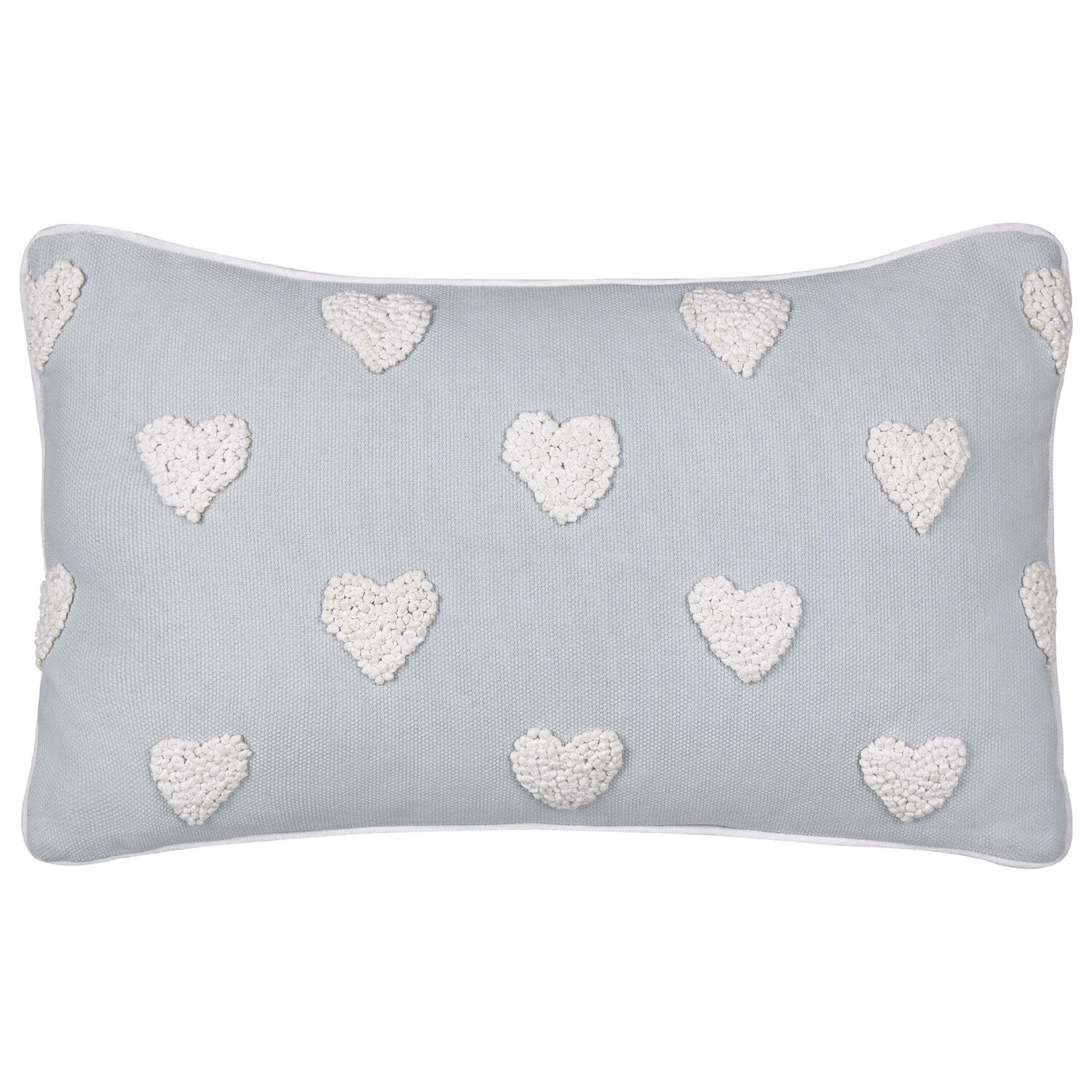 

Декоративные подушка Beliani, 50x30x7 см, серый/белый