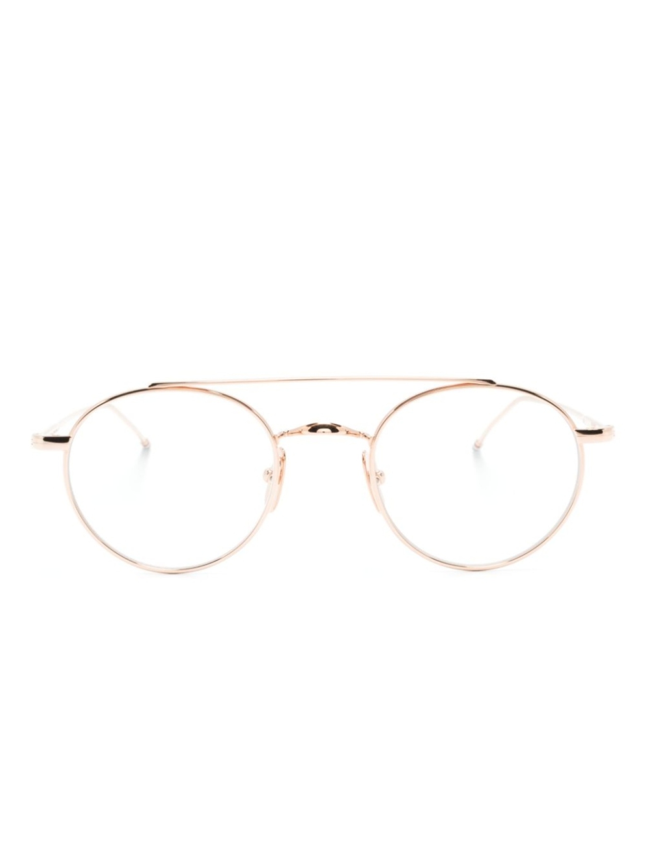 

Thom Browne Eyewear очки в оправе панто, золотой