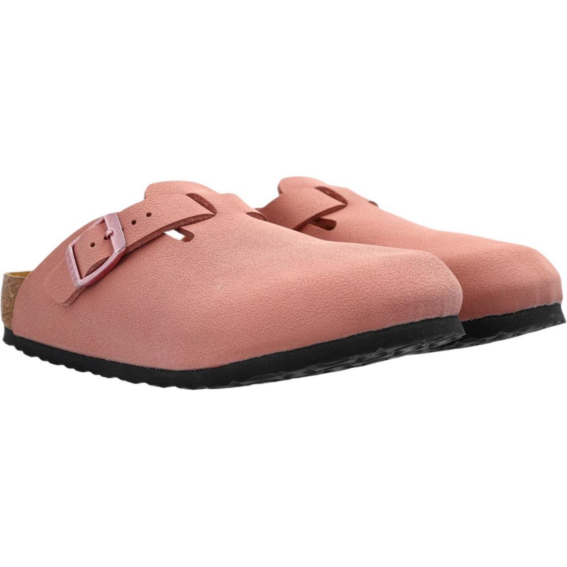 Бостонские противоскользящие износостойкие низкие тапочки Kids' Birkenstock, розовый — фото 3