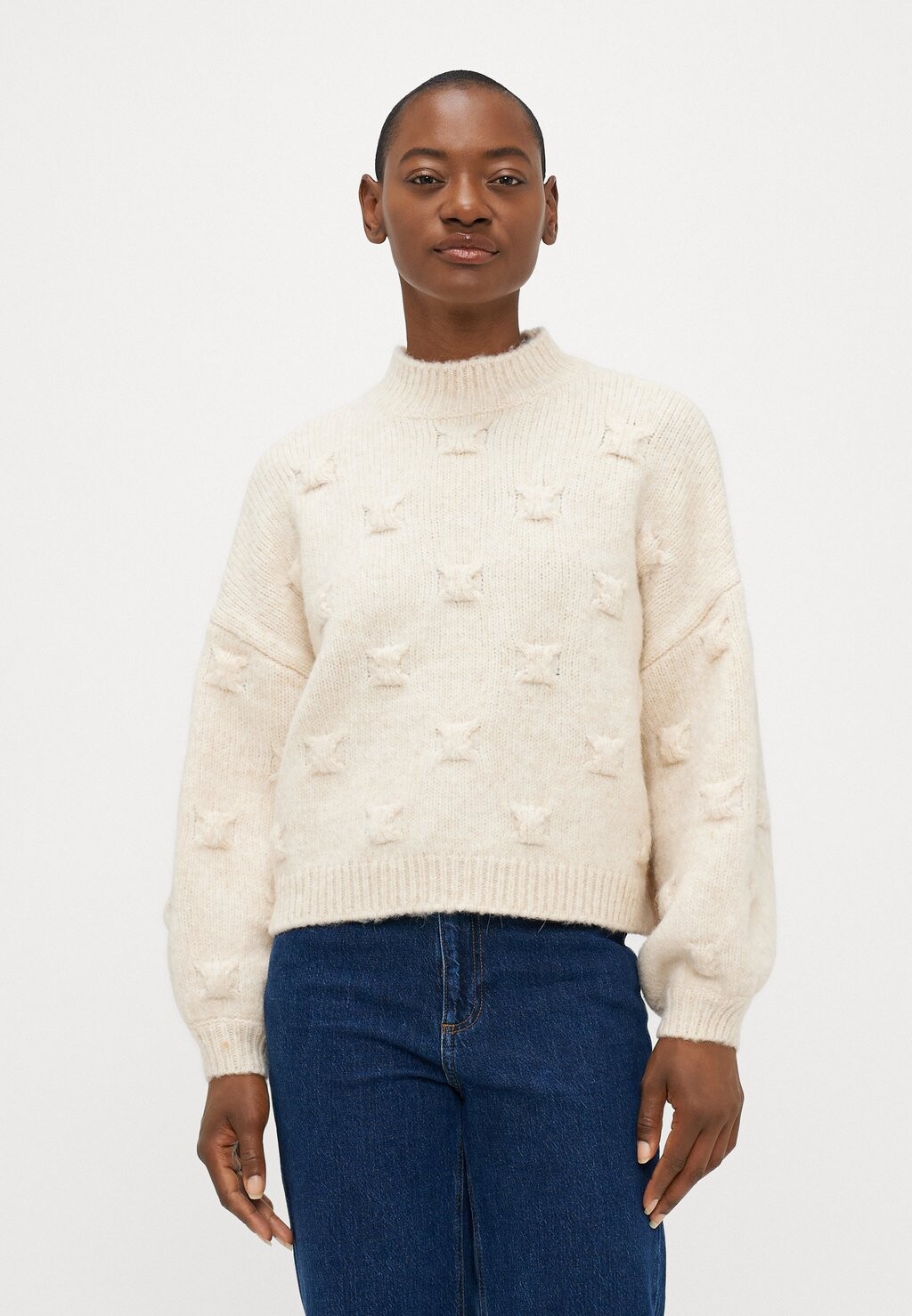 

Джемпер VMGAIL HIGHNECK Vero Moda Petite, молочный