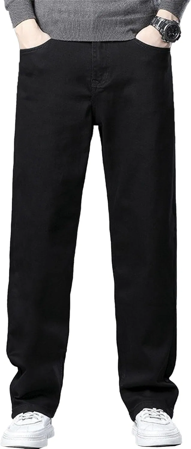 Джинсы свободные Men Fashion, Black