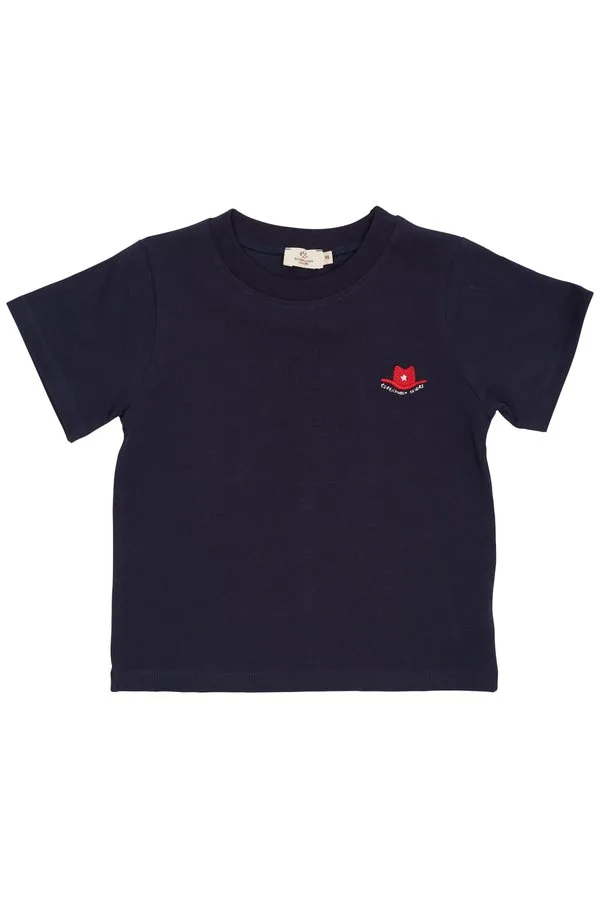 Футболка с принтом в виде красной ковбойской шляпы Copenhagen Colors, Navy