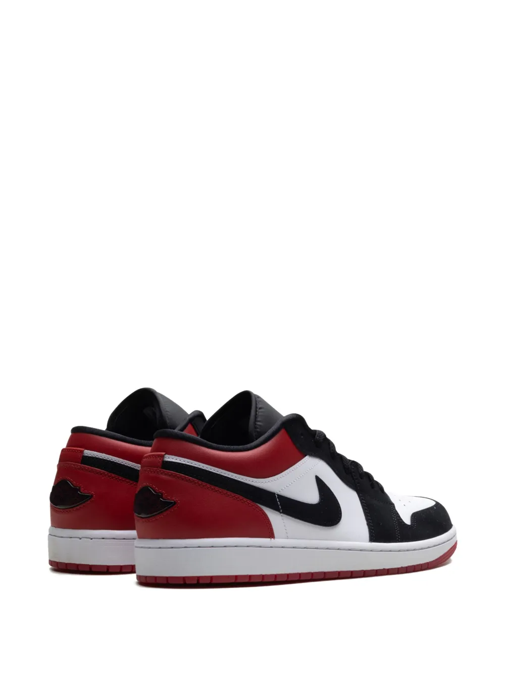 Кроссовки  1 Low White/Varsity Red/Black Jordan, красный — фото 3