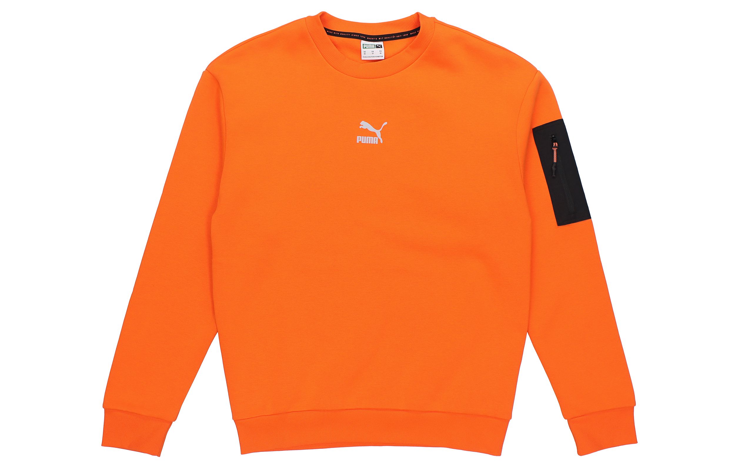 

Повседневный свободный свитшот мужской Flame Orange Puma, оранжевый