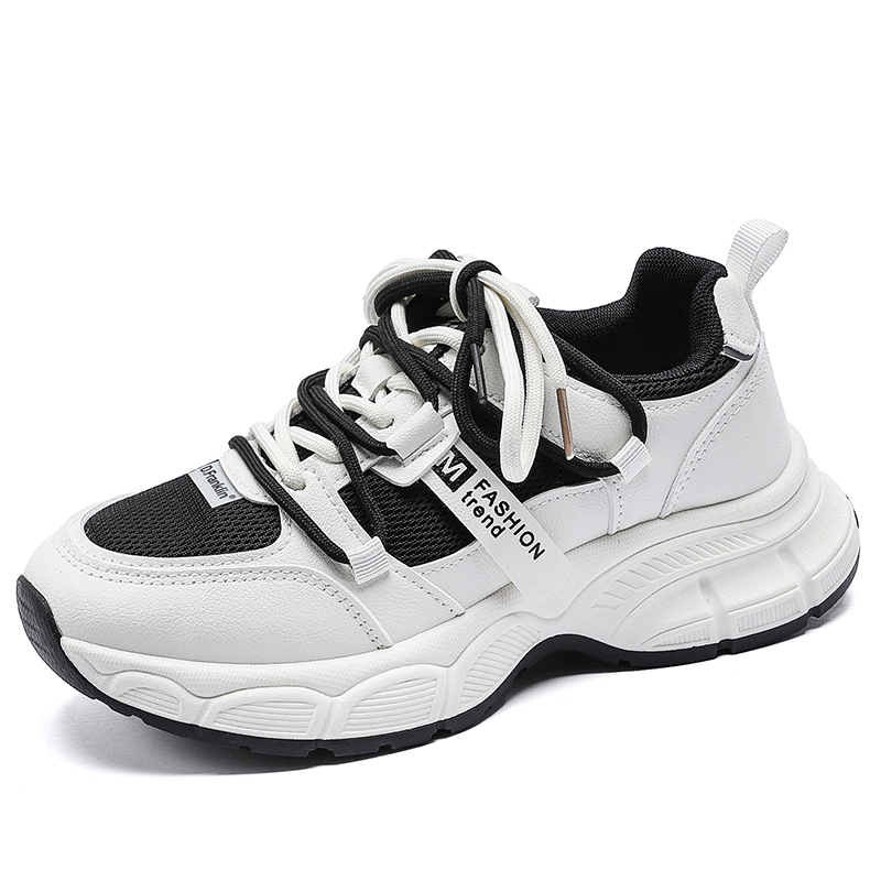 

Нескользящая износостойкая детская обувь для подростков FIRS Kids, белый/черный