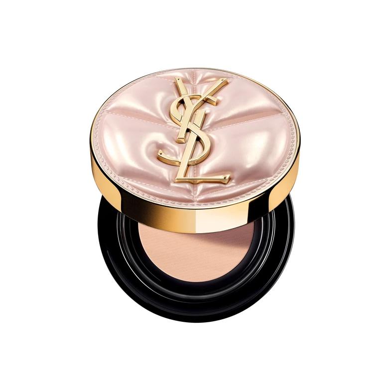 SAINT LAURENT Ограниченная серия кожаные розовые воздушные подушечки для коррекции тона кожи 12г — фото 3