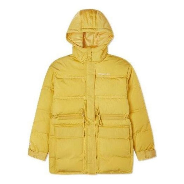

Куртка cargo hooded down jacket 'yellow' Converse, желтый