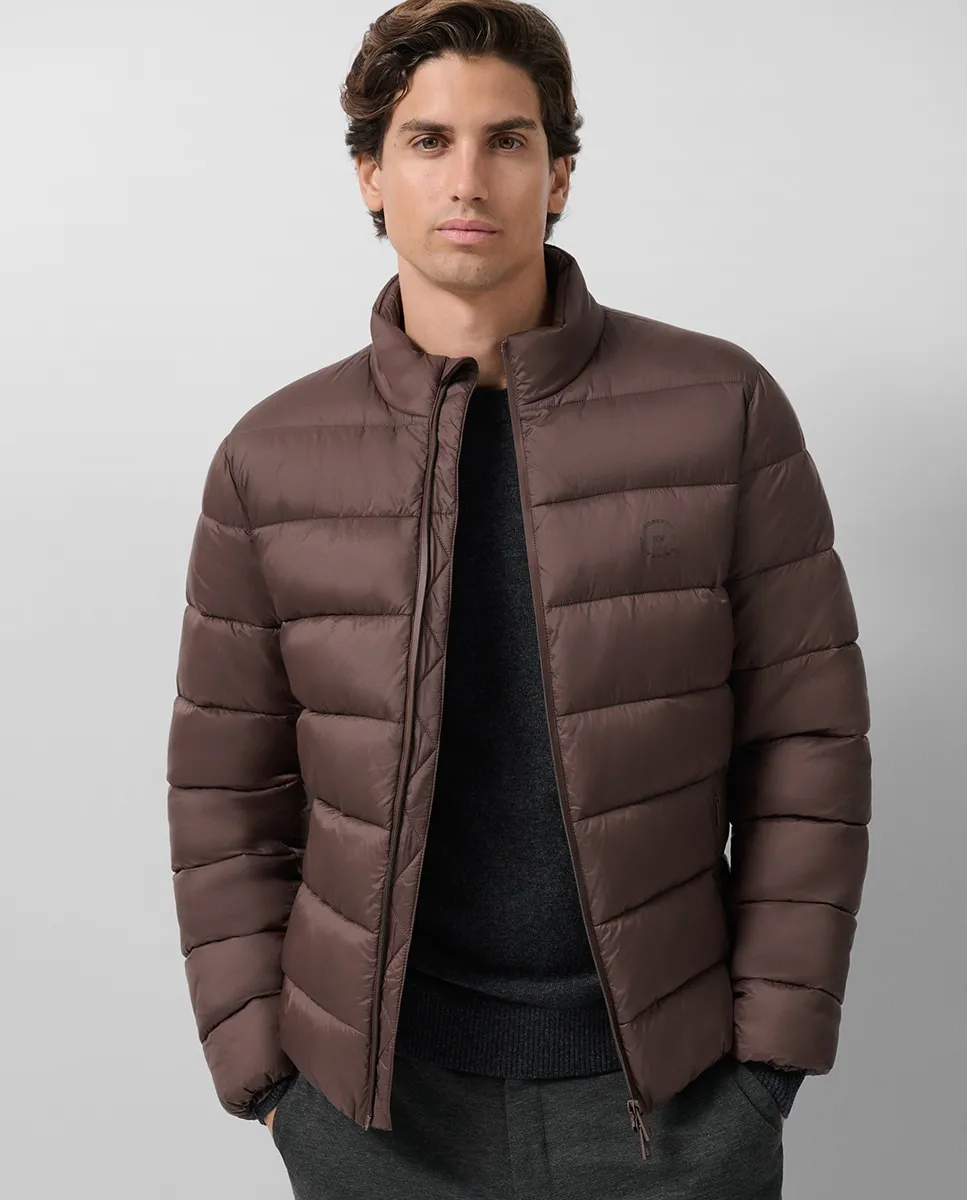 

Мужская стеганая техническая куртка Roberto Verino, коричневый