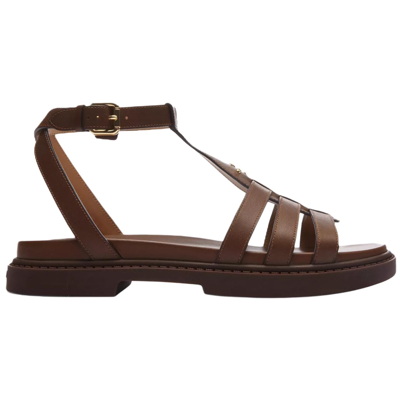 Franny Roman Sandals Women's Dark Brown COACH — фото 2