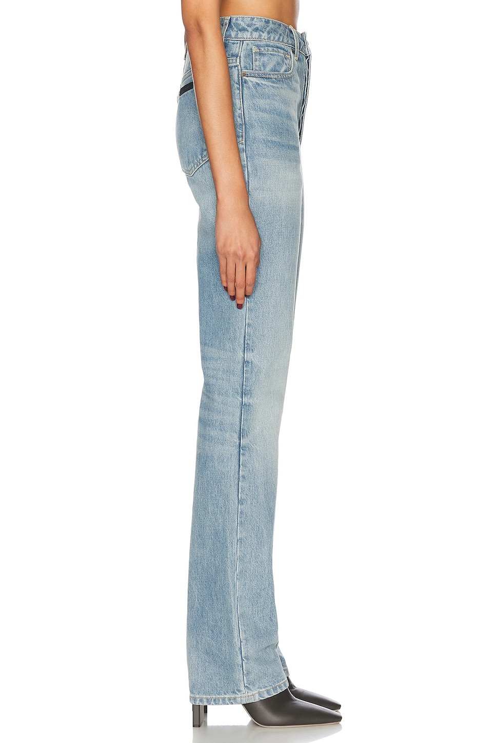 Узкие джинсы Skinny Leg Fear Of God Essentials, Vintage Blue — фото 3