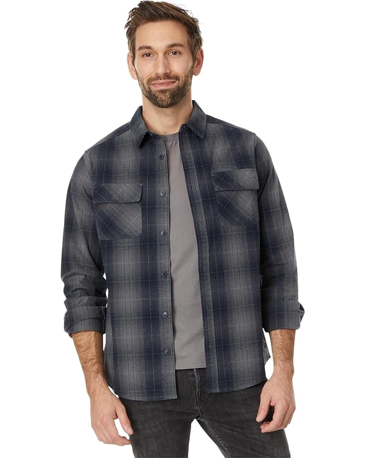 

Лонгслив RVCA Dayshift Flannel Long Sleeve, цвет Smoke