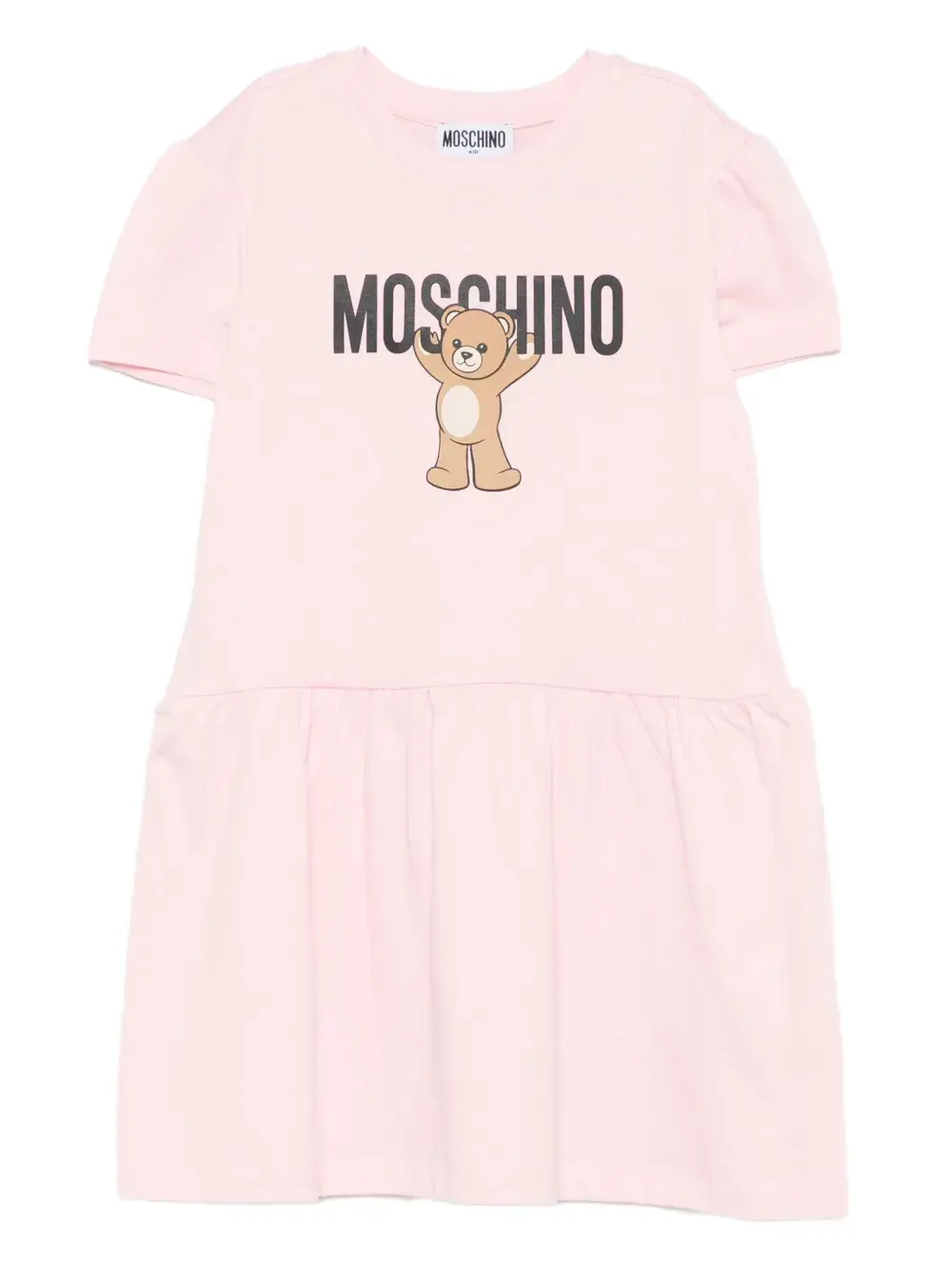 

Платье с принтом Moschino Kids, розовый
