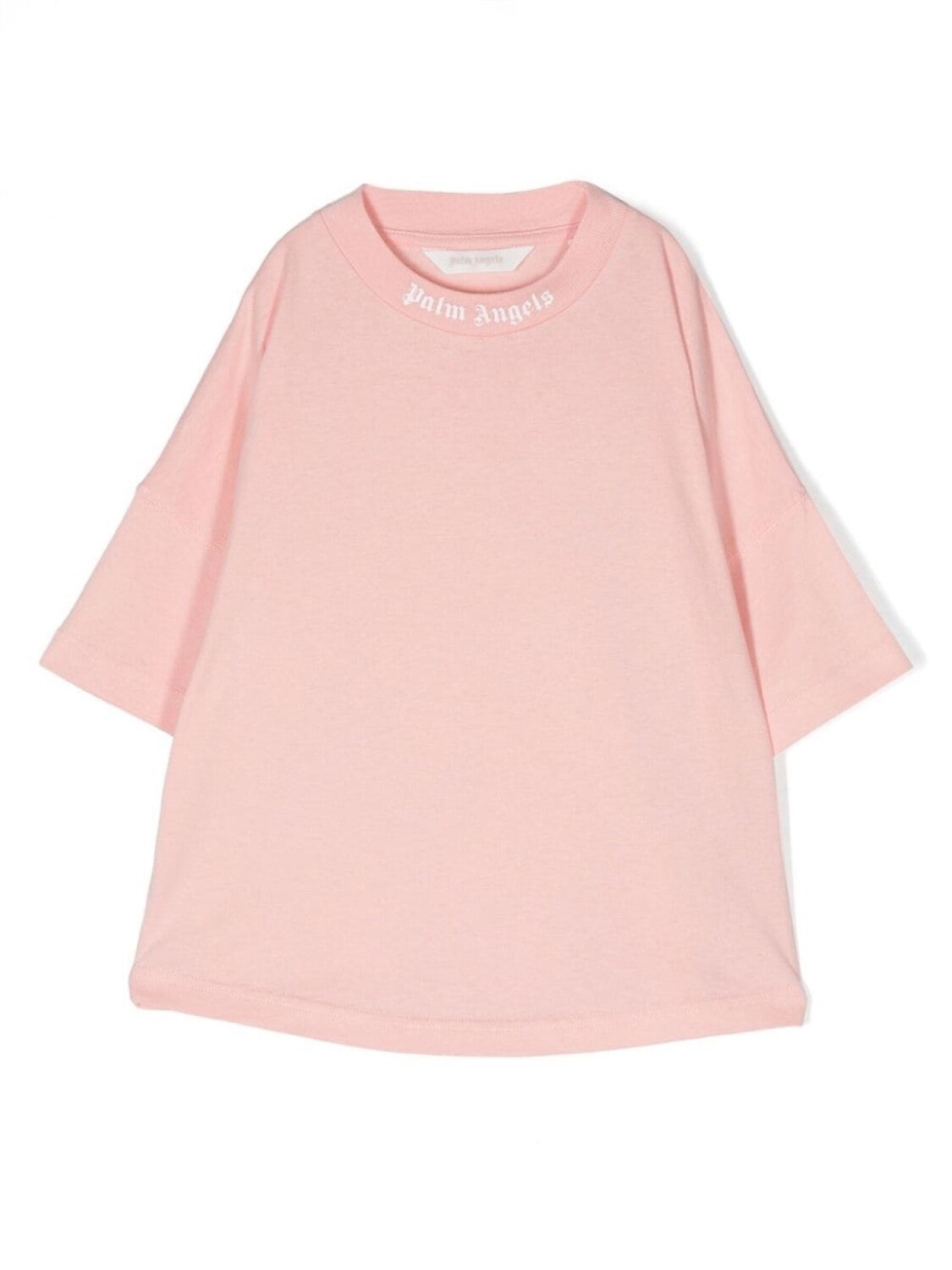 

Palm Angels Kids футболка с логотипом, розовый