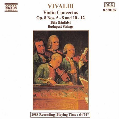 

CD диск Vivaldi / Banfalvi / Budapest Strings: Violin Concerti 5-8 & 10-12