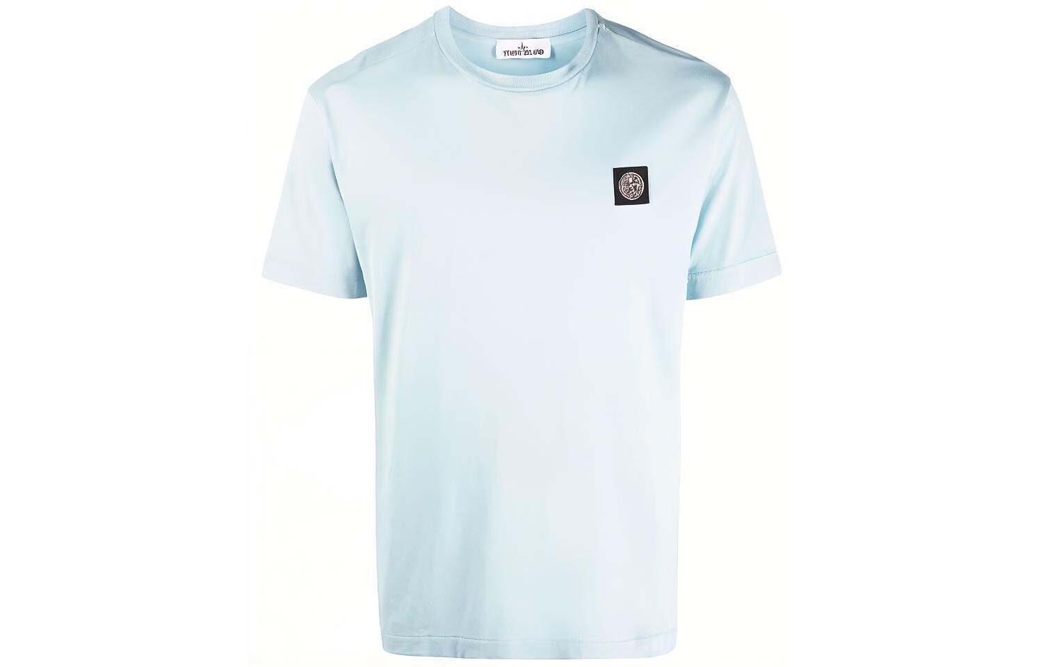 

Футболка мужская светло-голубая Stone Island, светло-голубой