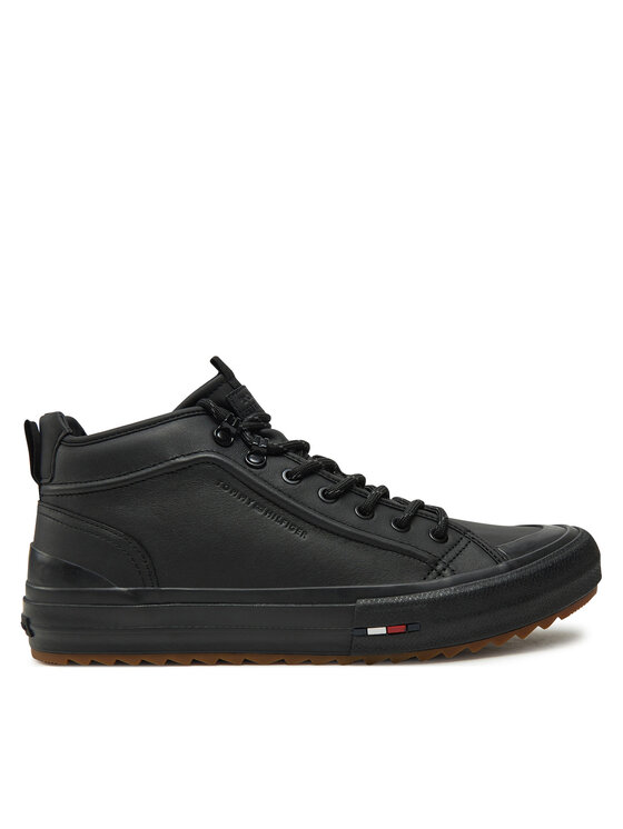 

Кроссовки Th Hi Vulc Cleat Lth FM0FM05313 Tommy Hilfiger, черный