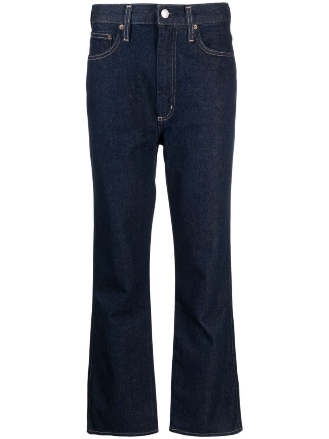 

AGOLDE Whisper mid-rise flared jeans, синий