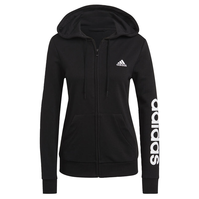 

Женская спортивная толстовка Adidas, черный/белый