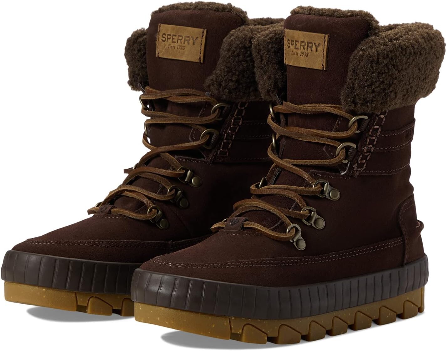 Ботинки Sperry Torrent Winter Boot Suede, цвет Dark Brown