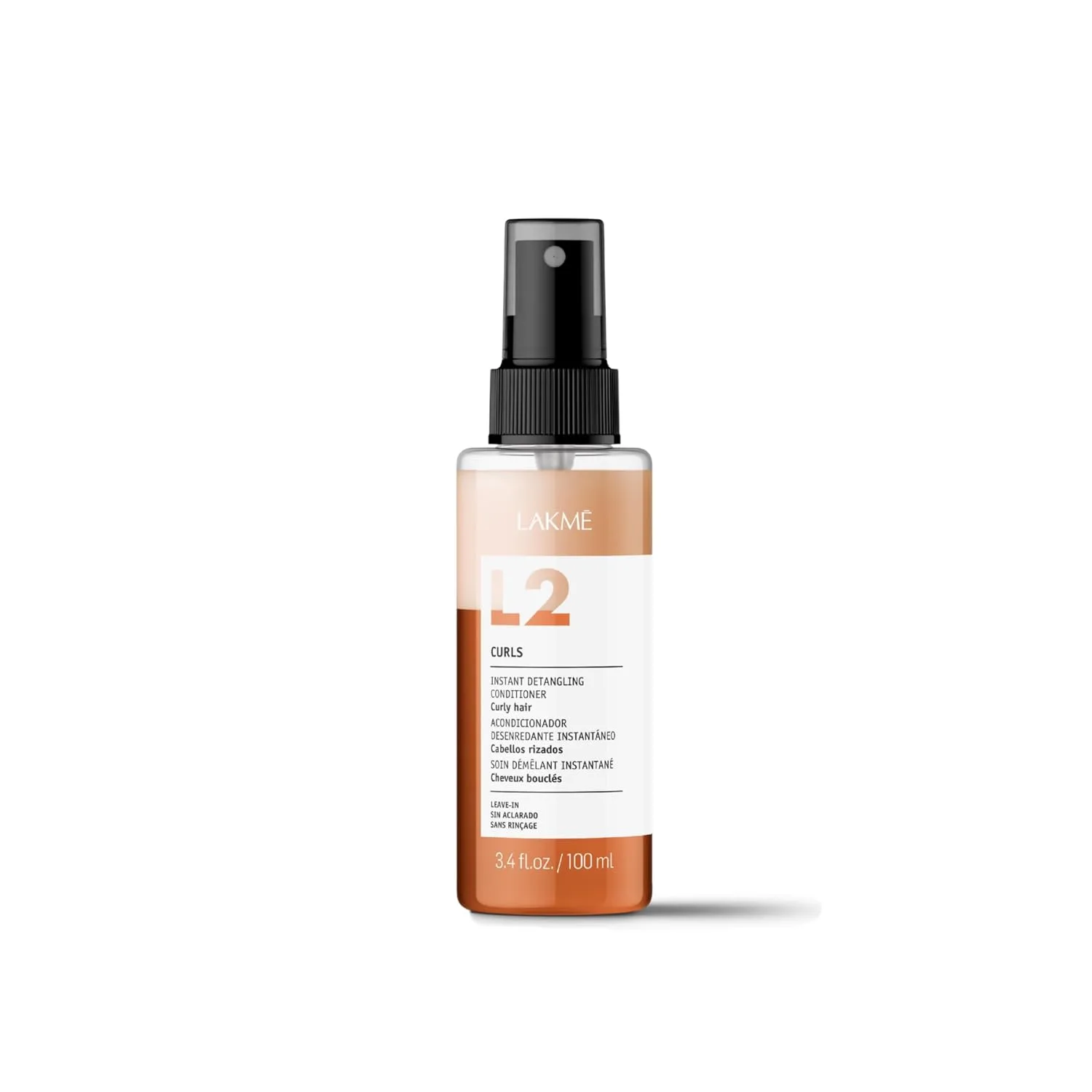 Двухфазный кондиционер Lakmé L2 Curls, спрей для распутывания волос, несмываемый кондиционер-спрей для кудрявых и вьющихся волос. 100 мл