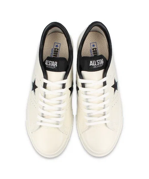 Унисекс кроссовки CONVERSE ONE STAR J из кожи белые — фото 2