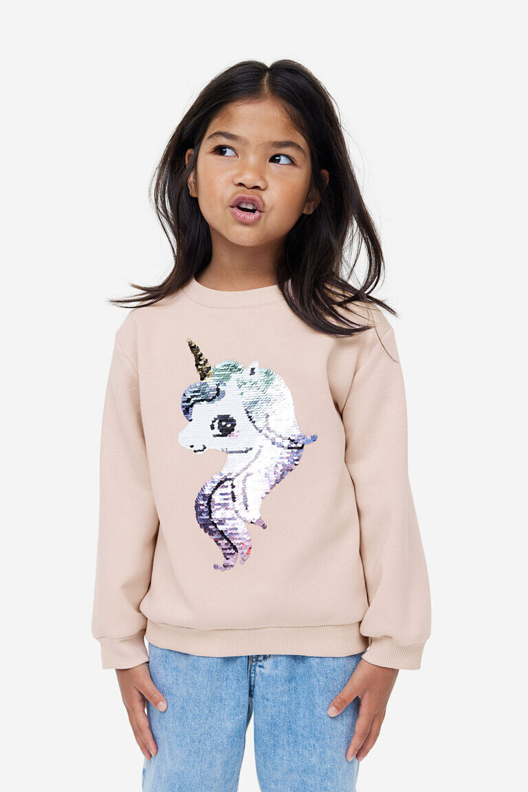 

Толстовка с мотивом H&M, розовый