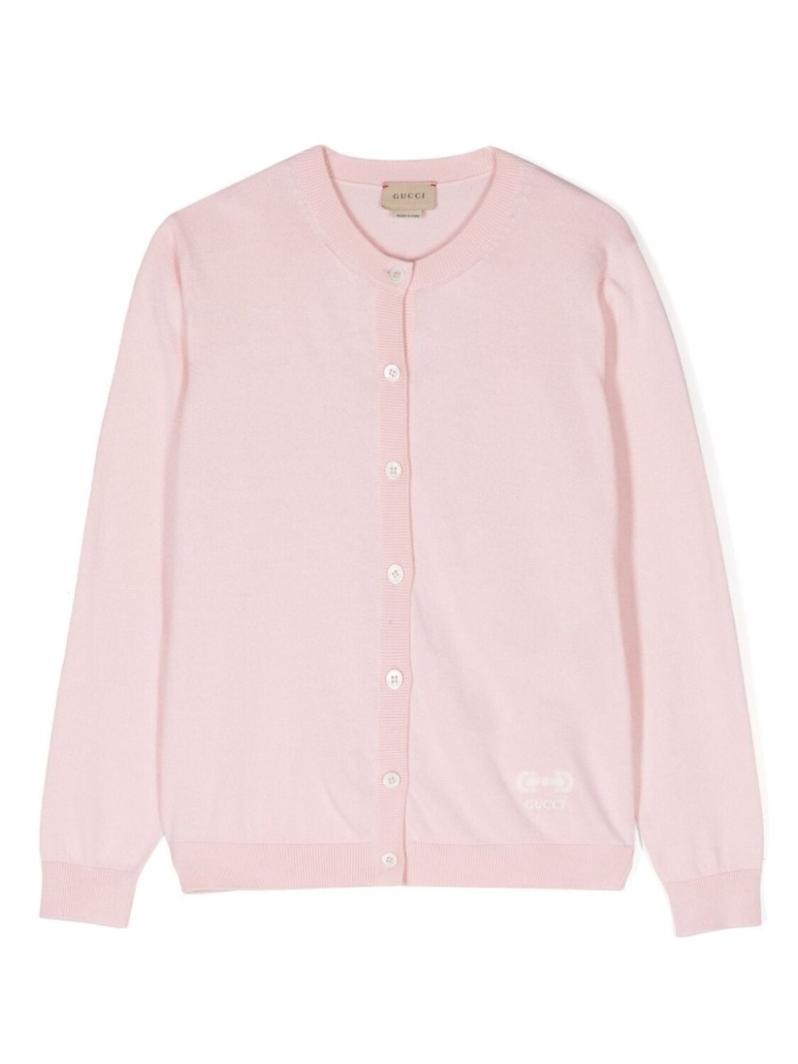 

Gucci Kids кардиган с пряжкой Horsebit, розовый
