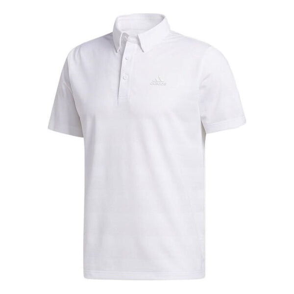 

Футболка adidas Solid Color Logo Short Sleeve Polo Shirt White, мультиколор