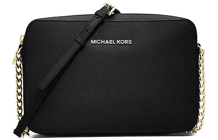 

MICHAEL KORS Кожаная дорожная сумка кроссбоди через плечо женская черная