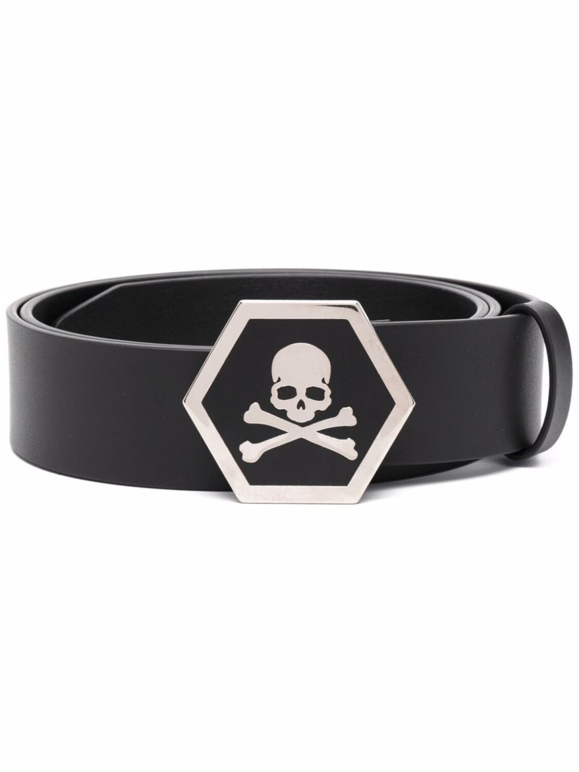 

Philipp Plein ремень с пряжкой Skull, черный