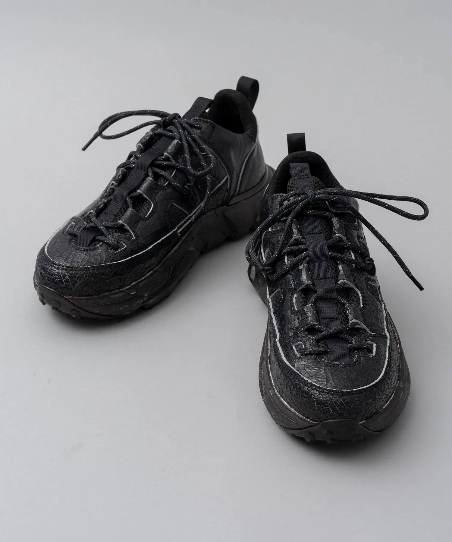 Мужские кроссовки Vibram Sole Lace-Up MAISON SPECIAL чёрные