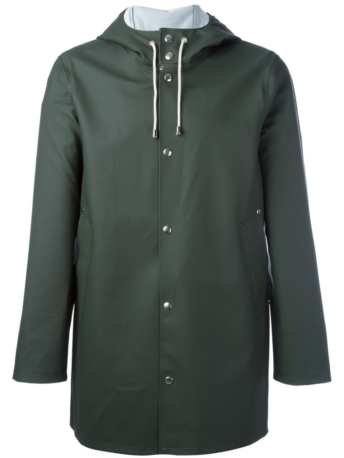 

Stutterheim плащ с капюшоном, зеленый