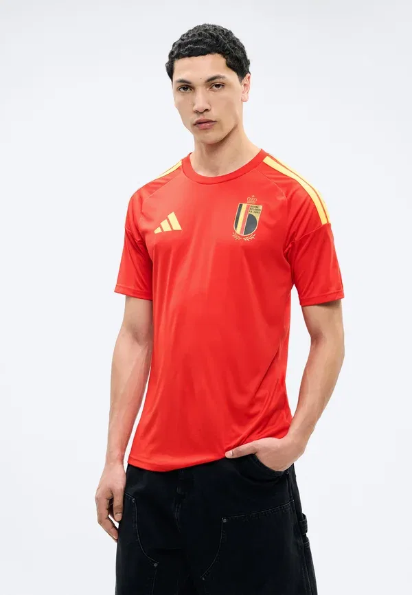 Футболка Adidas Performance Belgium 26 home fan national team wear, красный/ярко-золотой