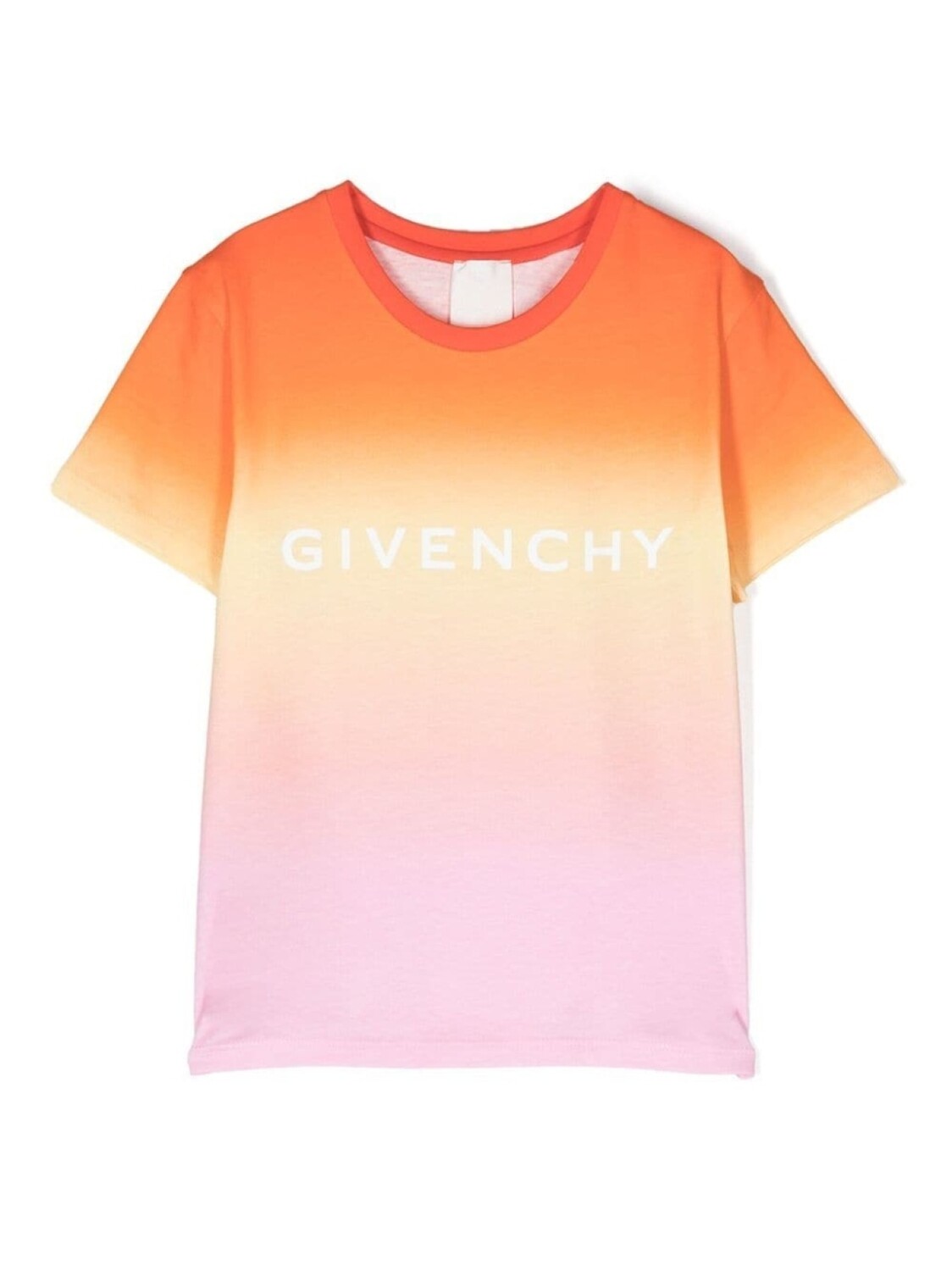 

Givenchy Kids футболка с эффектом градиента, оранжевый