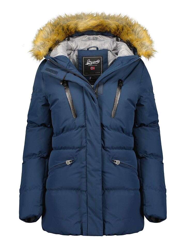 

Пуховик Geographical Norway Crown, синий