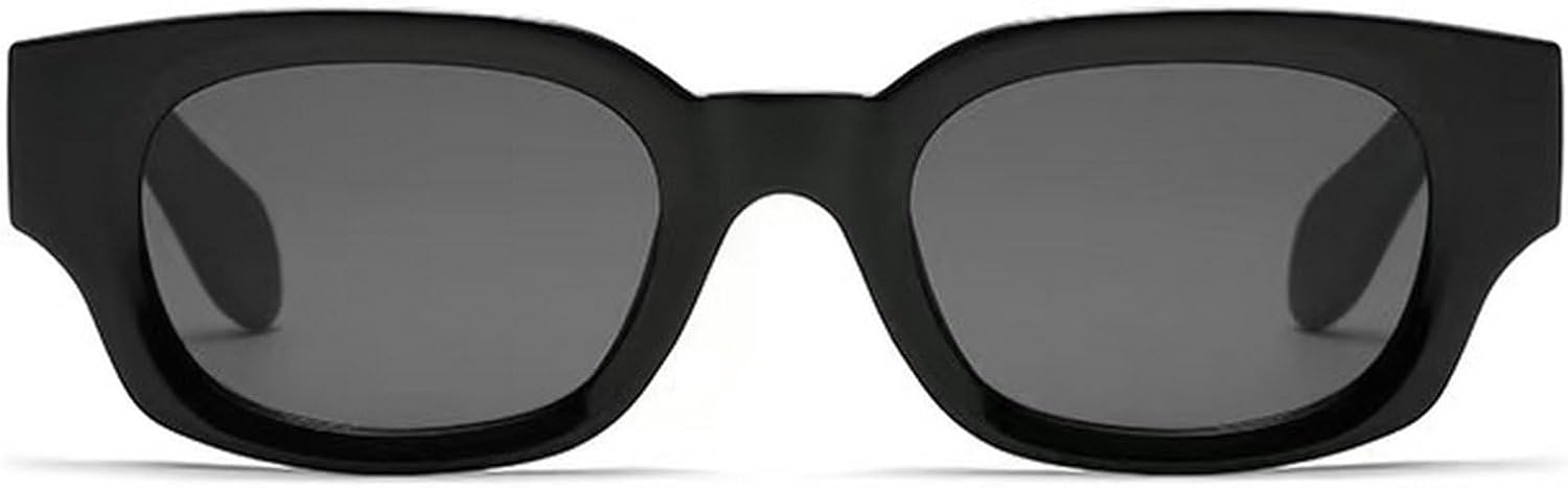 

Ретро мужские квадратные солнцезащитные очки для женщин, винтажные роскошные маленькие солнцезащитные очки, модные солнцезащитные очки с защитой от УФ-излучения UV400 mincl, Black