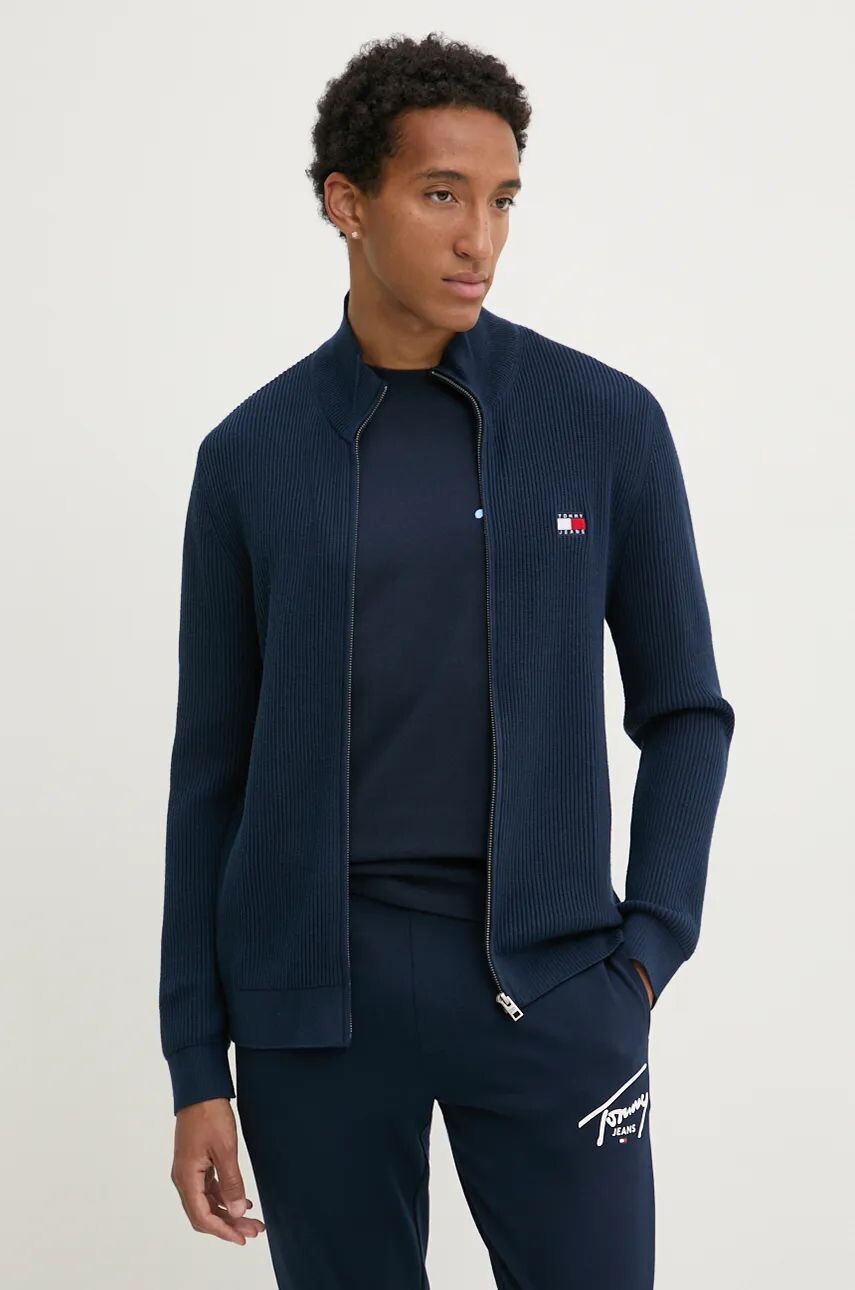

Свитер Tommy Jeans из смесовой шерсти, темно-синий