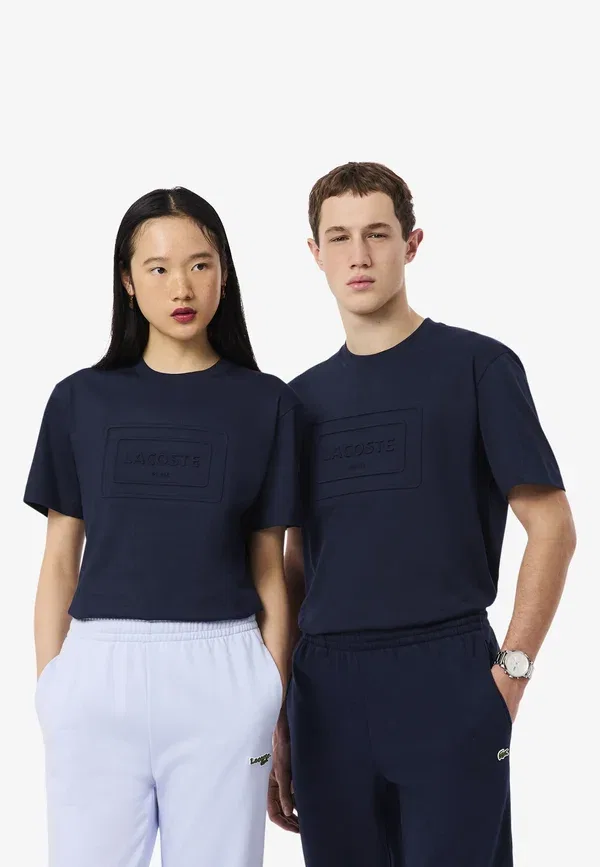 Футболка Lacoste Th0794_Gjp, темно-синяя